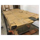 4x8 Foot 1/2 Inch Glass Table Top - Packed and