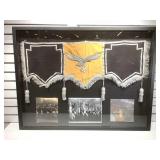 Certified WWII Nazi German Drum Banner in Certified WWII Nazi German Drum Banner in