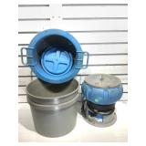 Midway Brass Tumbler and Sifting Bucket Midway Brass Tumbler and Sifting Bucket