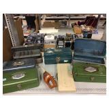 Metal fishing tool boxes, pocket fisherman. Metal fishing tool boxes, pocket fisherman.