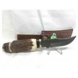 Hand Made Damascus Knife with Custom Fitted Hand Made Damascus Knife with Custom Fitted