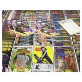 Short box Assorted comic books. Bagged and