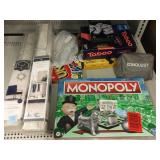 Sealed new monopoly game, NuWall paper rolls and