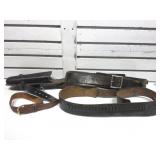 2 Leather Ammo Belts for SA 357 Mag Revolver - 2 Leather Ammo Belts for SA 357 Mag Revolver -