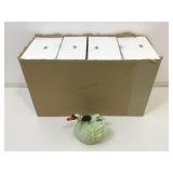 8 NIB composite swan figurines 8 NIB composite swan figurines