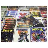 Short box Assorted comic books. Bagged and