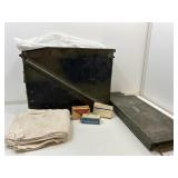 Large Metal Ammo Can with with First Aid Supplies Large Metal Ammo Can with with First Aid Supplies