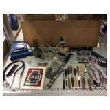 Scissors, reading/sunglasses, cross pen and more. Scissors, reading/sunglasses, cross pen and more.
