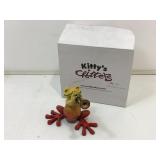 Kittys Critters Pete frog Figurine Kittys Critters Pete frog Figurine