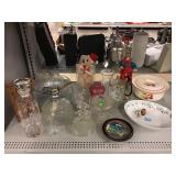 Assorted glassware, decor and more, bakerite d