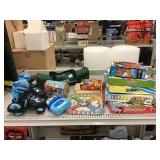 Children�s adjustable skates, assorted board and Children�s adjustable skates, assorted board and