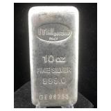 10 Oz Silver Bar 999 Silver