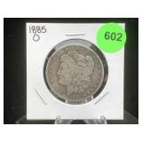 Silver Morgan Dollar In Flip