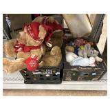 Collection of plush bears and more. Collection of plush bears and more.