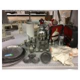 Picnic cases, Award cups, aluminum and pewter Picnic cases, Award cups, aluminum and pewter
