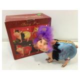 NIB sassy pig coin bank figurine.