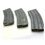 3 Metal AR Magazines - 30 Rounders