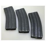 3 Metal AR Magazines - 30 Rounders