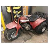 1981 Running Honda 200 3-wheeler Atc - Carb