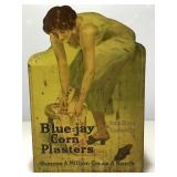 Vintage Blue-Jay Corn Plasters Tin Countertop