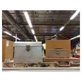 Airway brief case, vintage level and metal Airway brief case, vintage level and metal