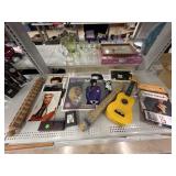 Watch, Collectible prints, wood roller, ukulele, Watch, Collectible prints, wood roller, ukulele,