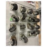 Metal mount wheels. In used condition Metal mount wheels. In used condition