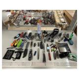 Assorted knives and more. Assorted knives and more.