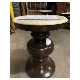 Marble Top Round Side Table From High End Marble Top Round Side Table From High End