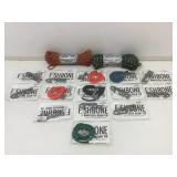 New Paracord strands and Fishbone knotless gear. New Paracord strands and Fishbone knotless gear.