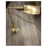 Brushed Brass Side Table Lamp - adjustable