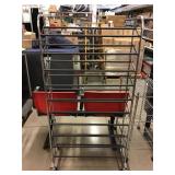 Rolling Shoe Organizer - approx. 5ft tall Rolling Shoe Organizer - approx. 5ft tall