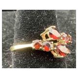 9k Gold Ring 1.9g Sz 6 Marked 333 9k Gold Ring 1.9g Sz 6 Marked 333