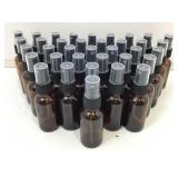 New glass bottles with mist spray tops and caps. New glass bottles with mist spray tops and caps.