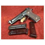 Beretta 9mm 92FS Brigadier Pistol with 3 Extra