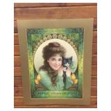 John C Stocker, Brewer Lady In Green w/ Cat John C Stocker, Brewer Lady In Green w/ Cat