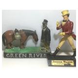 Vintage Johnny Walker & Green River Whiskey Vintage Johnny Walker & Green River Whiskey