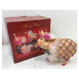 NIB sassy pig coin bank figurine.