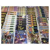 Short box Assorted comic books. Bagged and