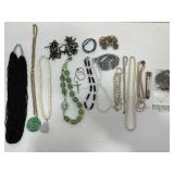 Assorted costume jewelry