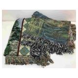 New tapestry blanket throws