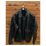 Leather ï¿½Patchworkï¿½ Black Leather Jacket. Sz XL