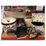 Decorative storage boxes, handbags and more.