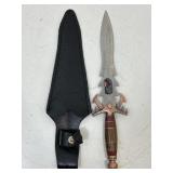 NIB Ornate hunting knife.