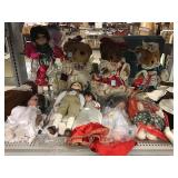 Assorted doll collection. Precious moments,