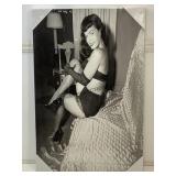 Betty page print. Approx. 20x30 inches.