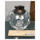 Vintage Glass lighter w/some damage as-is