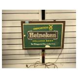 Vintage Beer lighted sign working