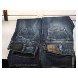 2 Pair Silver Brand jeans 36x32
