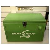 Bud Light Lime Metal beer cooler